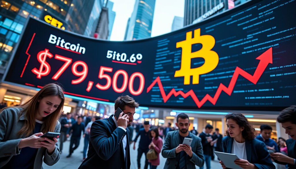 découvrez les dernières tendances du marché des cryptomonnaies : le bitcoin chute sous les 80 000 dollars pour la première fois en trois mois, affichant une baisse significative de 25 % depuis son sommet historique. analysez les impacts et les perspectives de cette évolution.