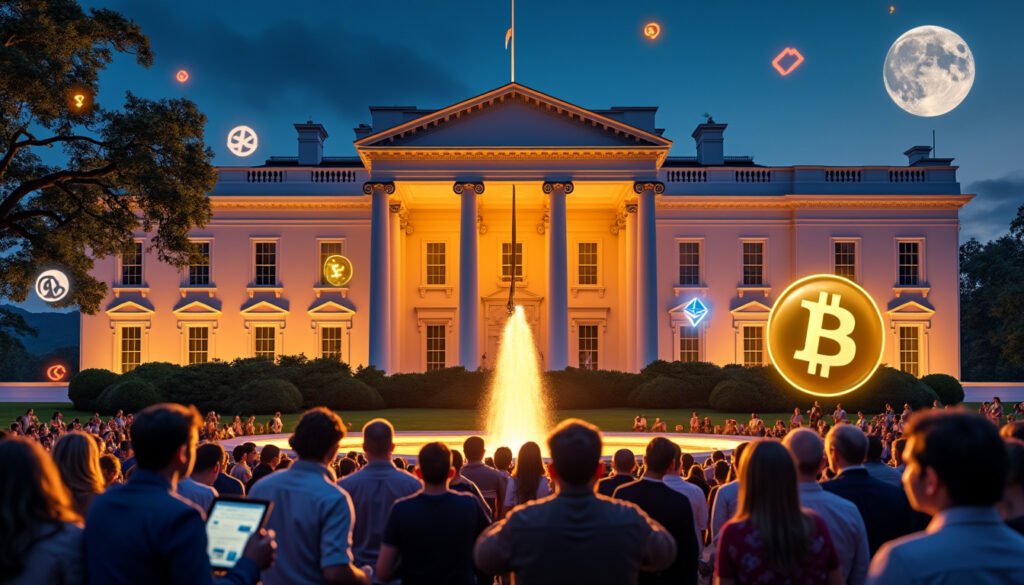 découvrez comment l'univers des cryptomonnaies attire l'attention de la maison blanche, avec un focus particulier sur l'influence de l'effet trump. analyse des implications politiques et économiques sur ce marché en pleine expansion.