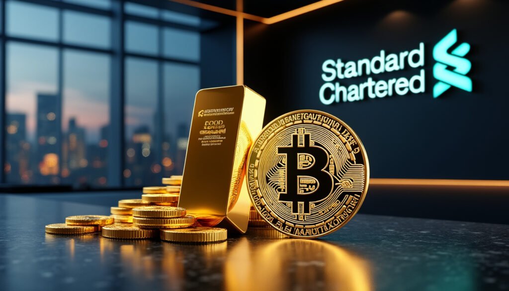 découvrez pourquoi la banque standard chartered recommande d'investir dans le bitcoin, qu'elle considère désormais comme un actif plus précieux que l'or. ne manquez pas cette opportunité d'en savoir plus sur l'avenir de la crypto-monnaie et son impact sur vos investissements.