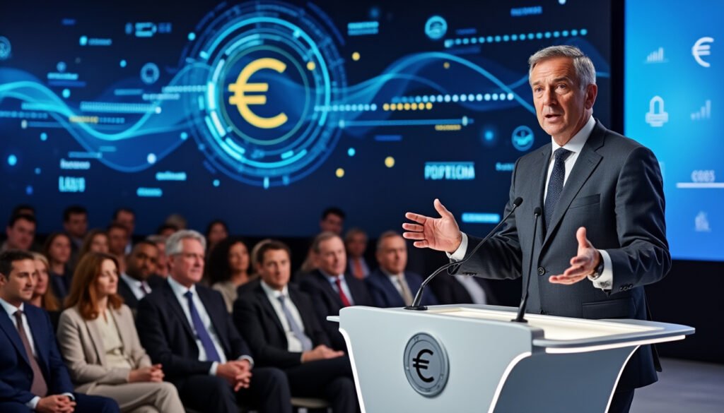 découvrez comment le gouverneur de la banque de france appelle à une adoption accélérée de l'euro numérique, visant à améliorer la rapidité et l'efficacité des transactions. explorez les implications de cette initiative pour l'économie et le système financier européen.