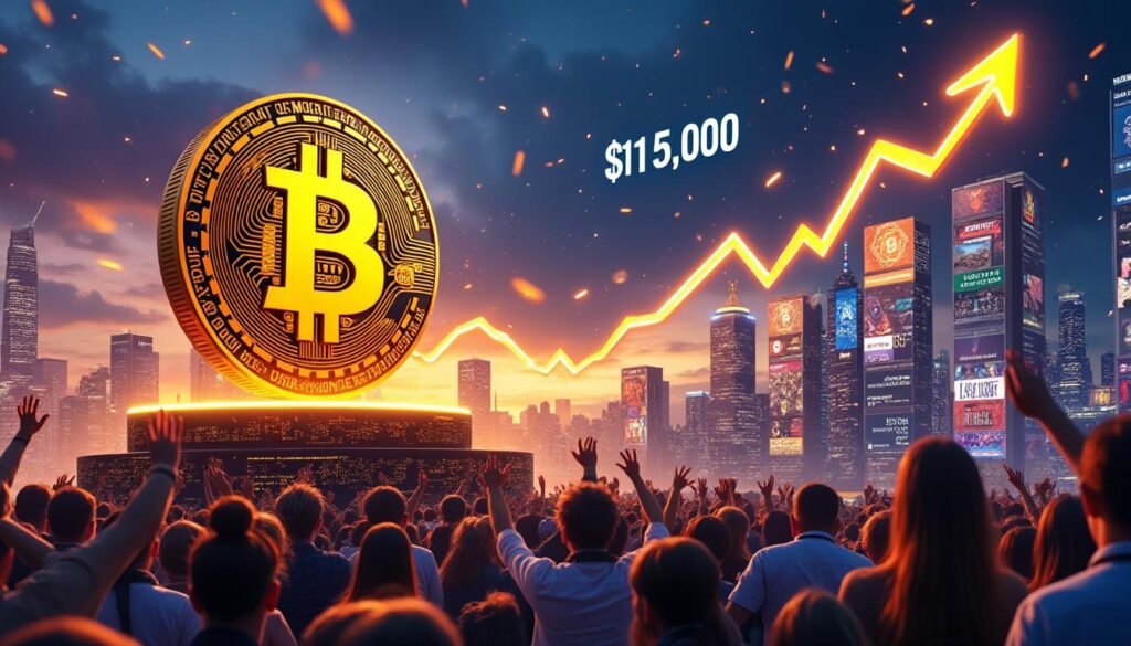 découvrez les perspectives fascinantes du bitcoin alors qu'il atteint un tournant décisif. analyse des facteurs pouvant propulser sa valeur à 115.000 dollars et implications pour les investisseurs.