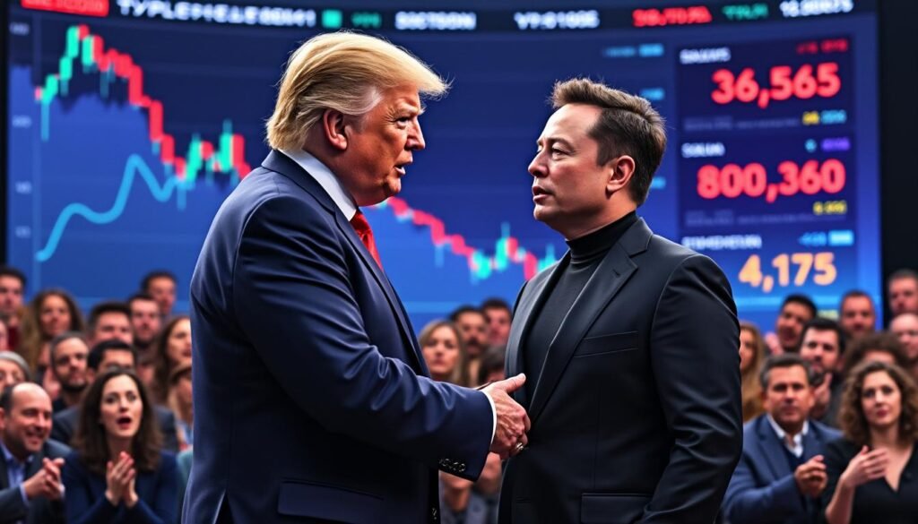 découvrez comment le choc entre trump et musk impacte le marché des cryptomonnaies, provoquant une chute des valeurs du bitcoin, de l'ether et de solana. analyse des conséquences sur l'univers crypto et perspectives d'avenir.