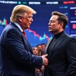 Le choc entre Trump et Musk fait plonger le marché des cryptomonnaies comme le bitcoin, l’ether et solana