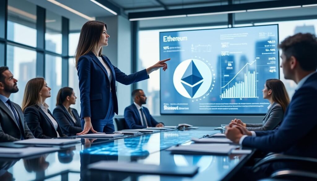 découvrez pourquoi un nombre croissant de sociétés cotées choisissent d'investir dans l'ether, avec déjà 1% des eth en circulation et un objectif ambitieux de 10%. analyse des tendances du marché et des motivations derrière cette adoption croissante des cryptomonnaies.