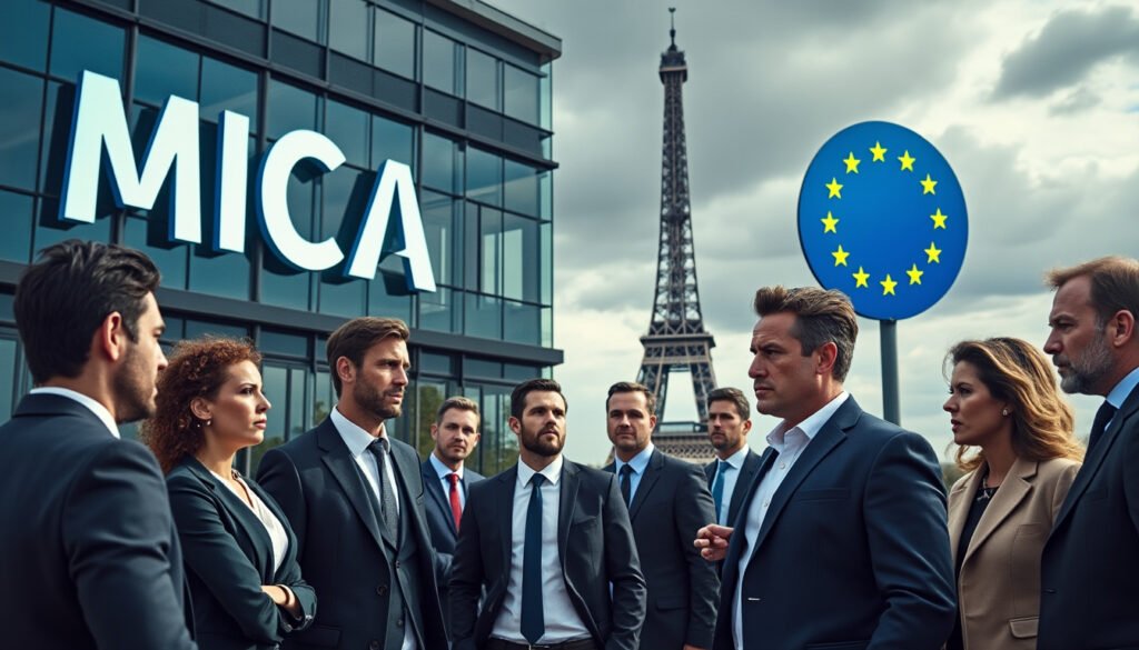 la france affiche sa fermeté face aux entreprises de cryptomonnaies disposant de la licence mica dans d'autres pays européens, avertissant qu'elles pourraient se voir refuser l'asile réglementaire sur son territoire.