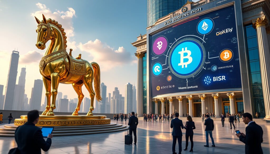 les stablecoins dépassent les 300 milliards de dollars, marquant un tournant historique et s'imposant comme un cheval de troie pour l'intégration des cryptomonnaies dans le système bancaire traditionnel.