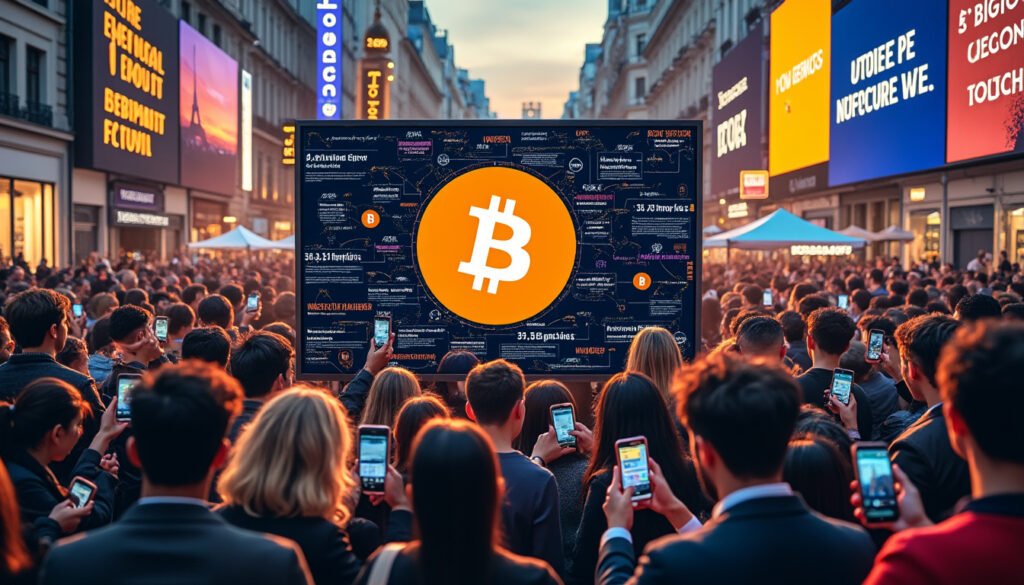 découvrez comment le mouvement 'bloquons tout' promeut l'achat de bitcoins sur les réseaux sociaux, proposant une alternative innovante pour dynamiser l'économie française.