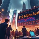 Un week-end catastrophe pour le marché des cryptomonnaies : 19 milliards de dollars s’évaporent dans un tumultueux épisode